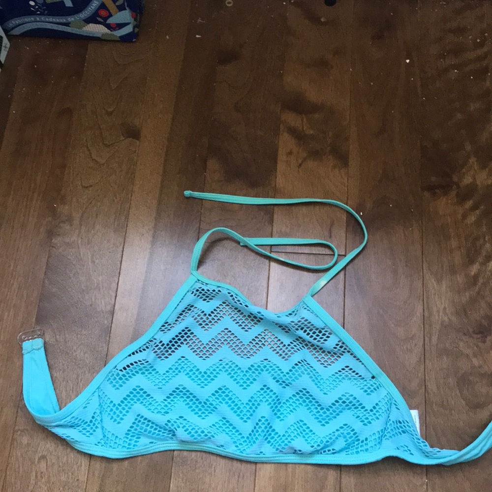 Hula honey blue bathing suit top